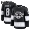 Barn Ishockey Los Angeles Kings tröja Fanatics Premium Drew Doughty 2024-25 Svart Hemma